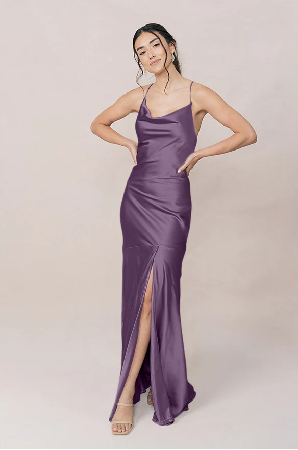 Kimora Satin Dress | Made To Order - Image 76