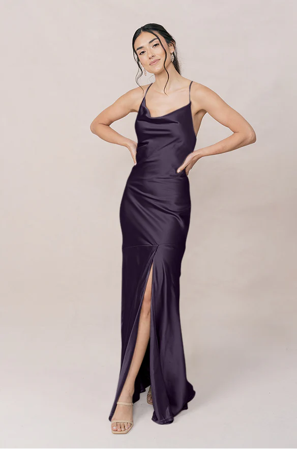 Kimora Satin Dress | Made To Order - Image 78