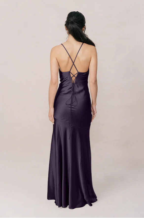 Kimora Satin Dress | Made To Order - Image 79