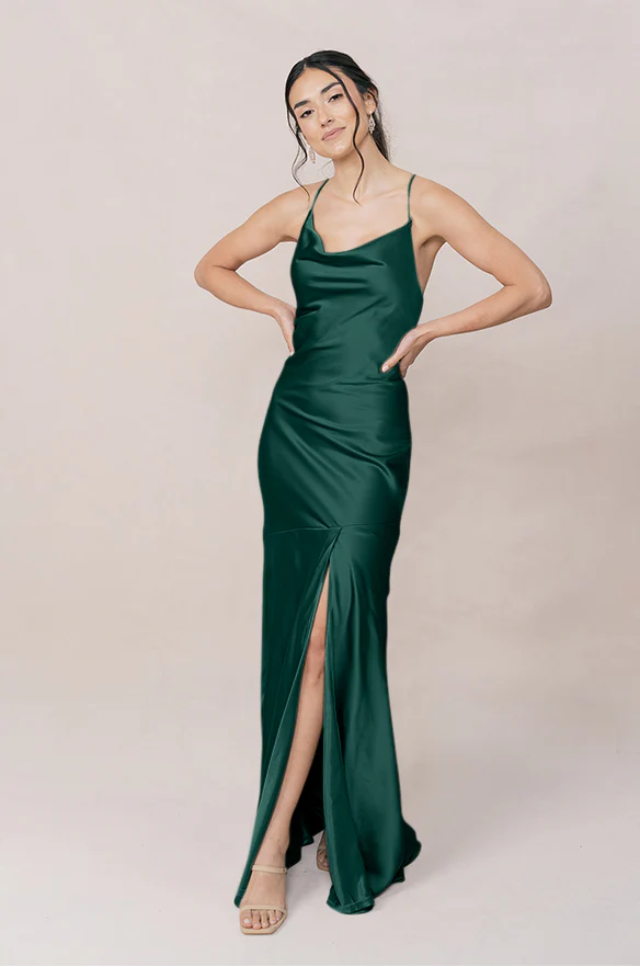 Kimora Satin Dress | Made To Order - Image 80