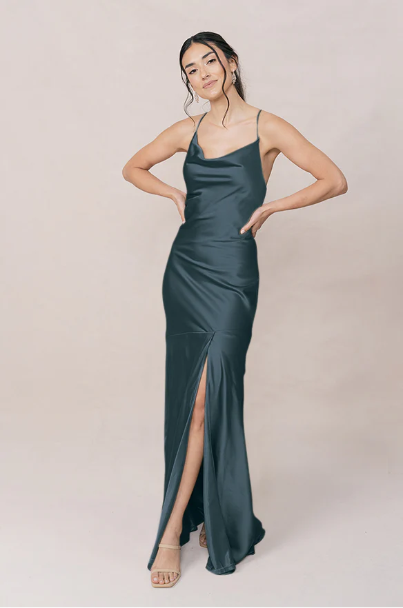 Kimora Satin Dress | Made To Order - Image 82