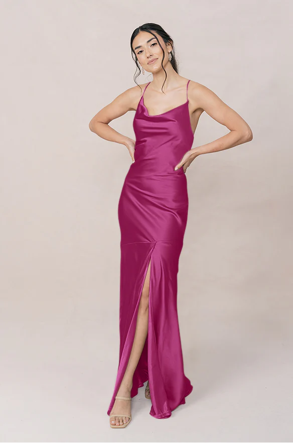 Kimora Satin Dress | Made To Order - Image 86