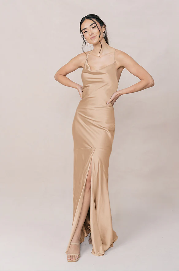 Kimora Satin Dress | Made To Order - Image 92