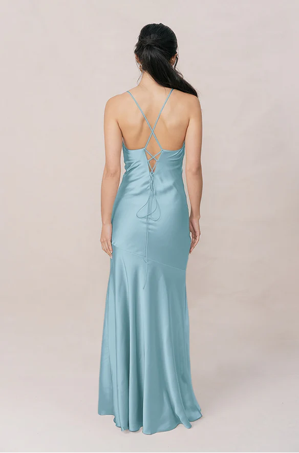 Kimora Satin Dress | Made To Order - Image 99
