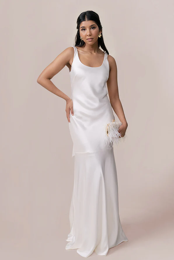 Lana Satin + Tulle Dress | Made To Order - Image 11
