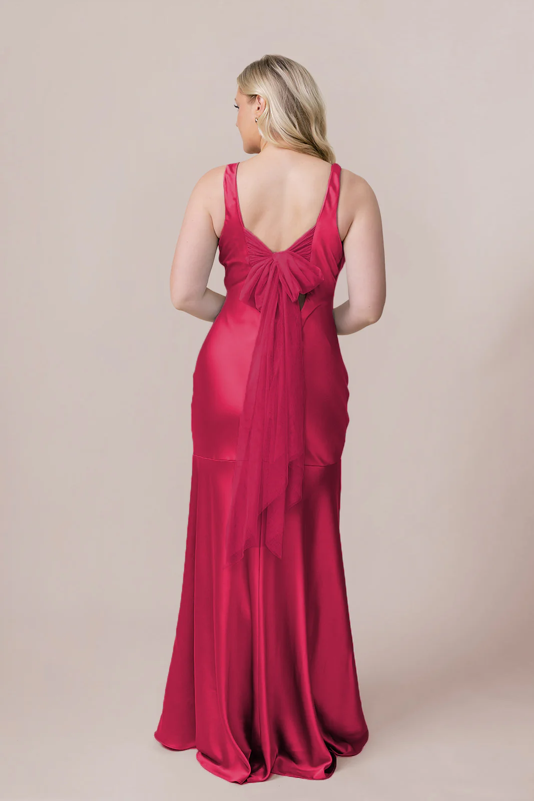 Lana Satin + Tulle Dress | Made To Order - Image 36