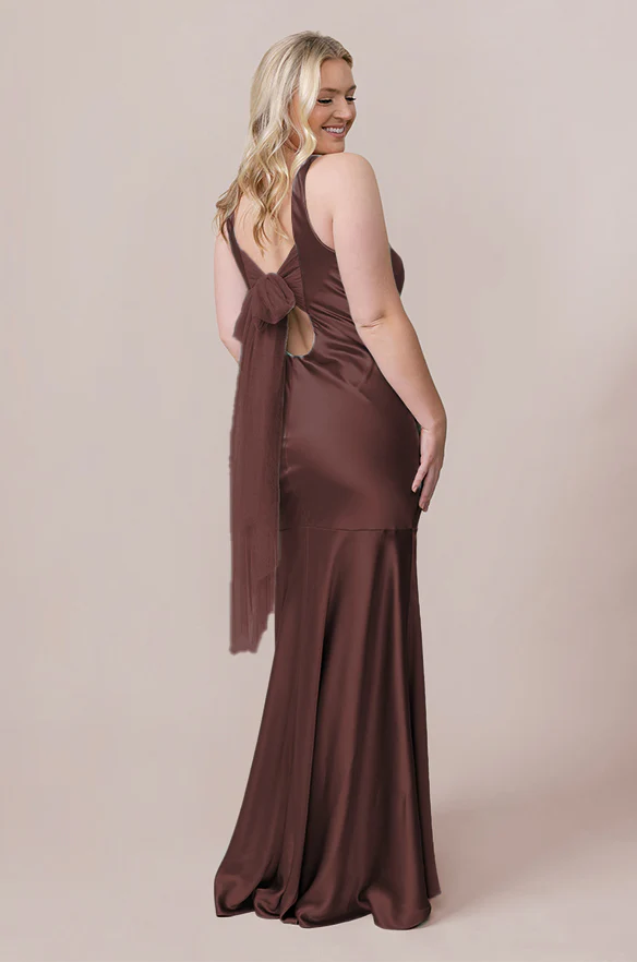 Lana Satin + Tulle Dress | Made To Order - Image 54