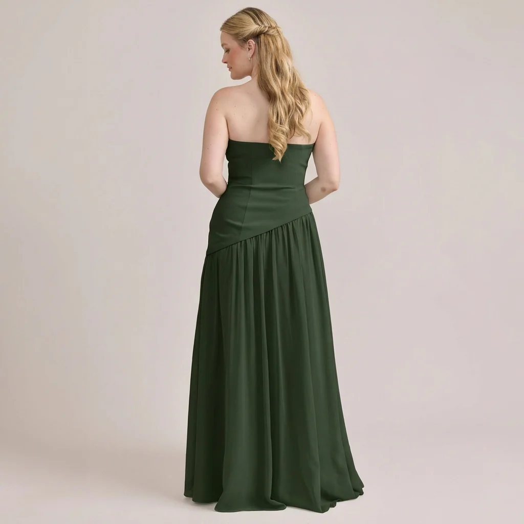 Lennox Crepe + Chiffon Dress | Made To Order - Image 60