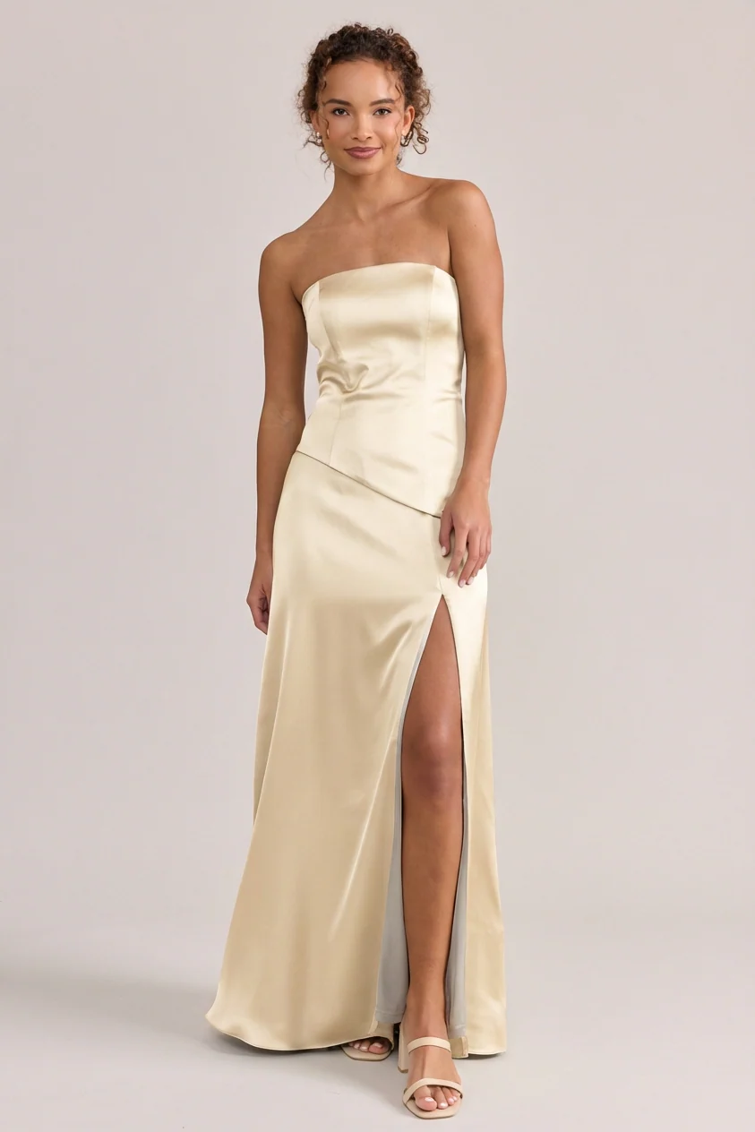 Lennox Satin Dress | Made To Order - Image 119