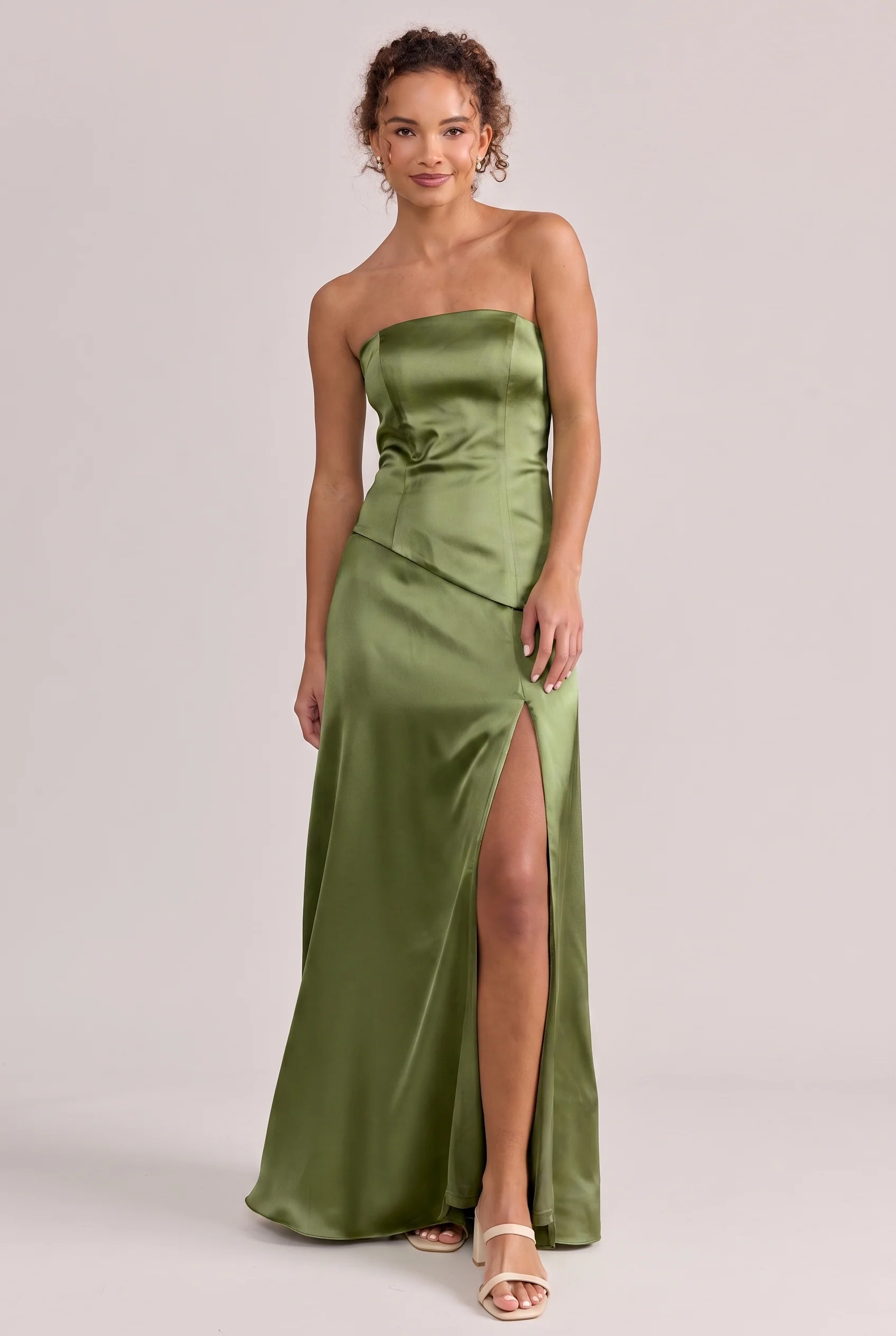 Lennox Satin Dress | Made To Order - Image 175