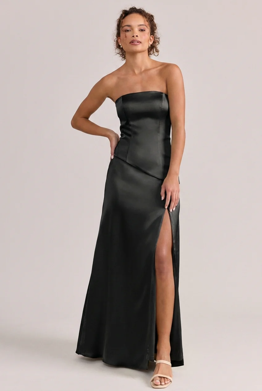 Lennox Satin Dress | Ready To Ship - Image 4