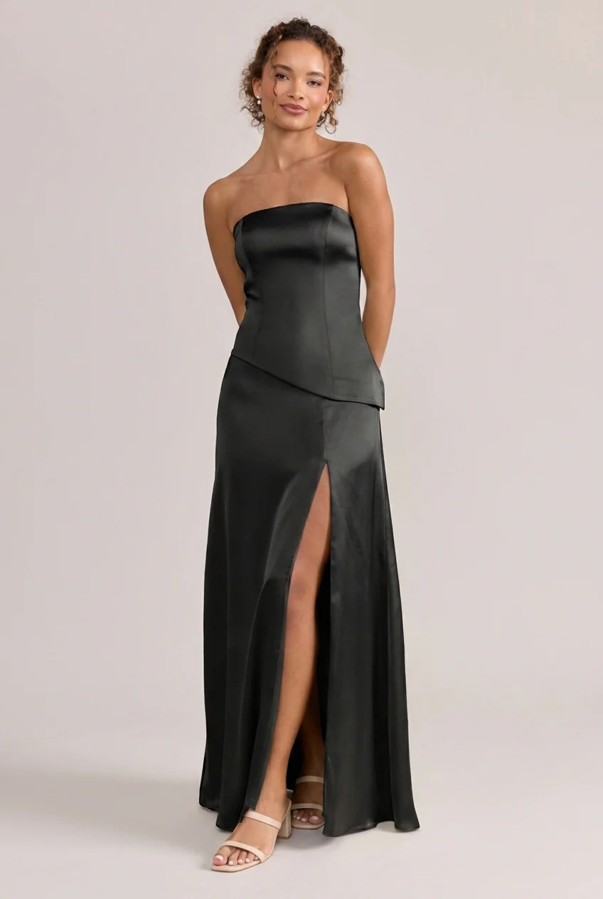Lennox Satin Dress | Ready To Ship - Image 5