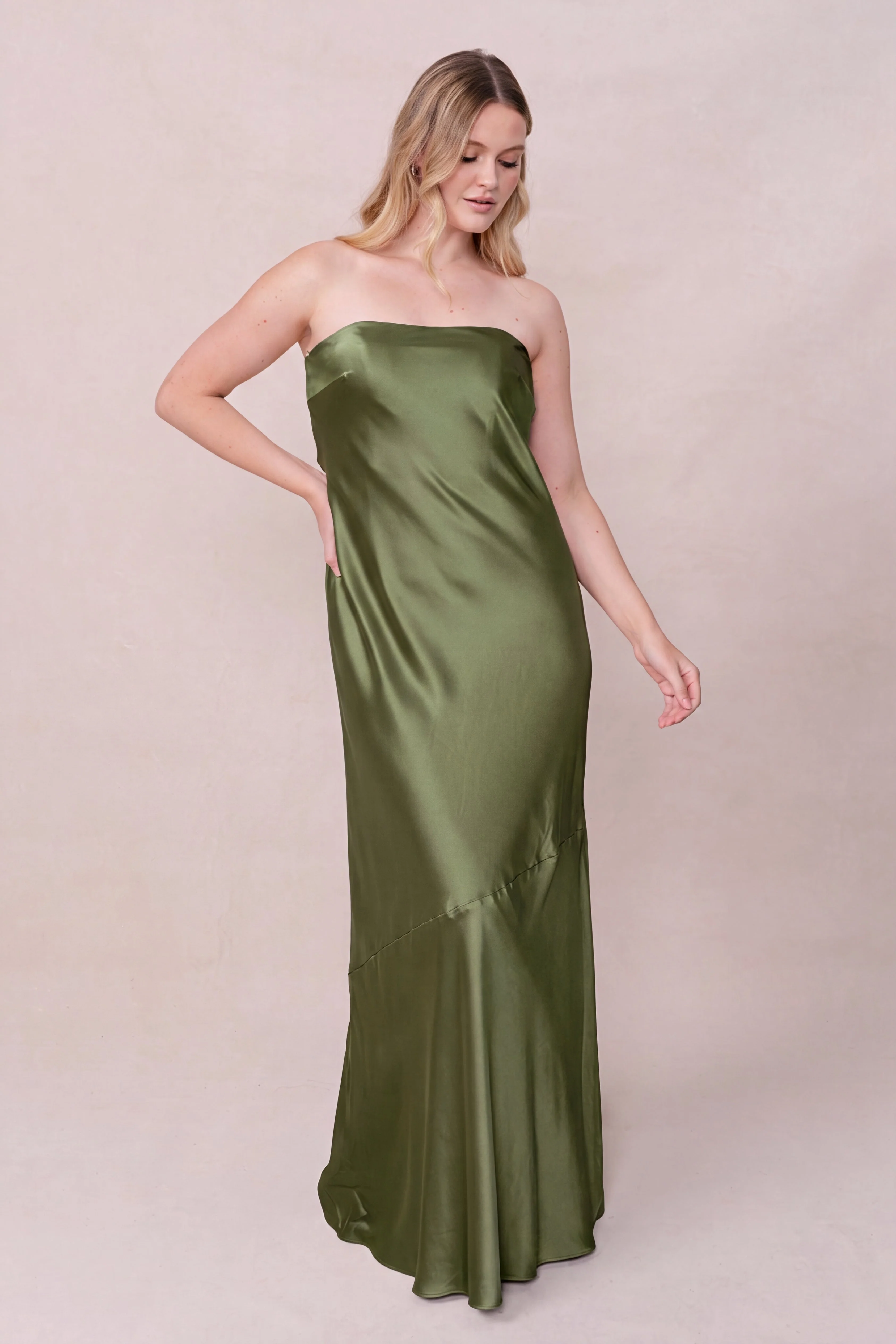 Leo Satin Dress | Made To Order - Image 184
