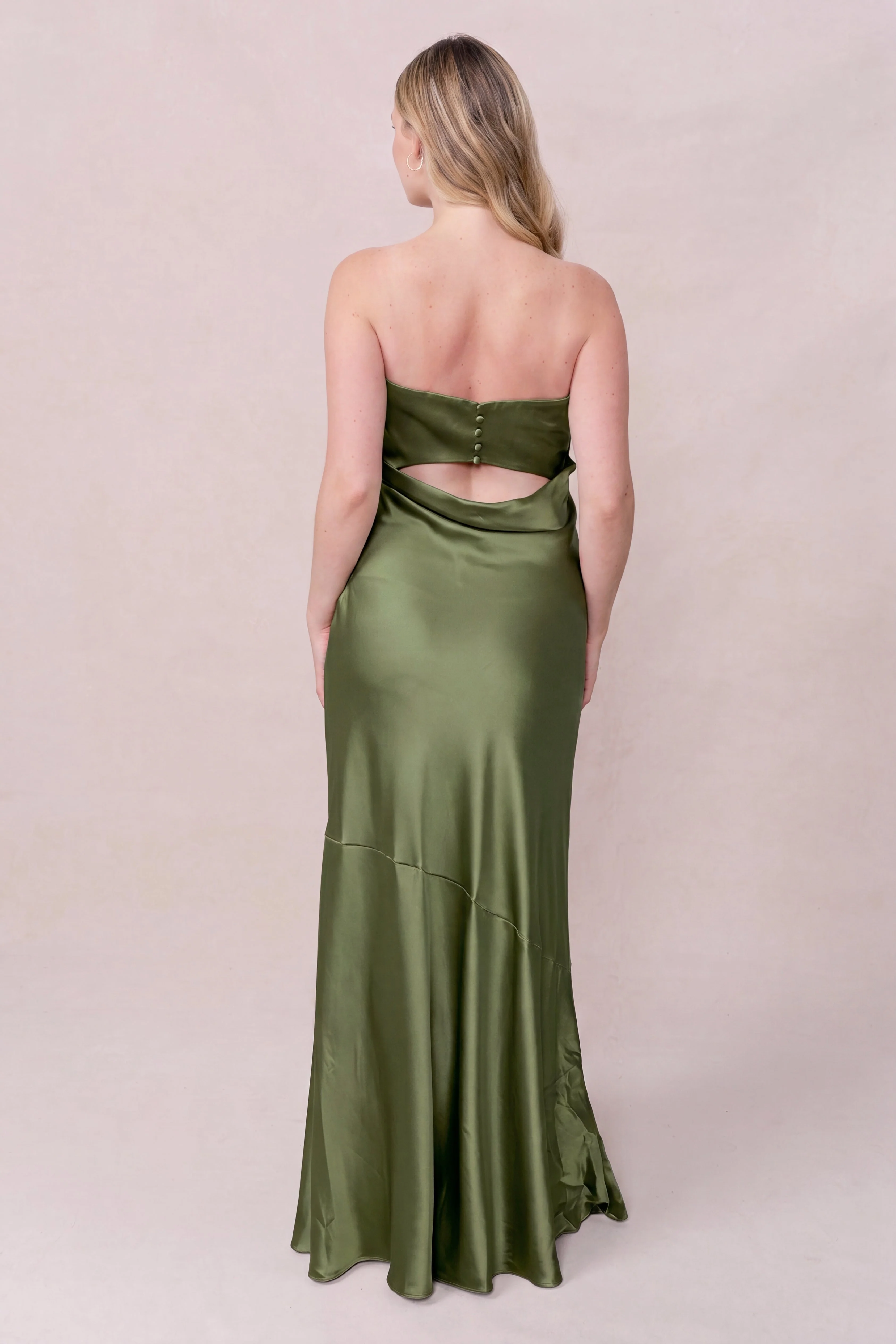 Leo Satin Dress | Made To Order - Image 185