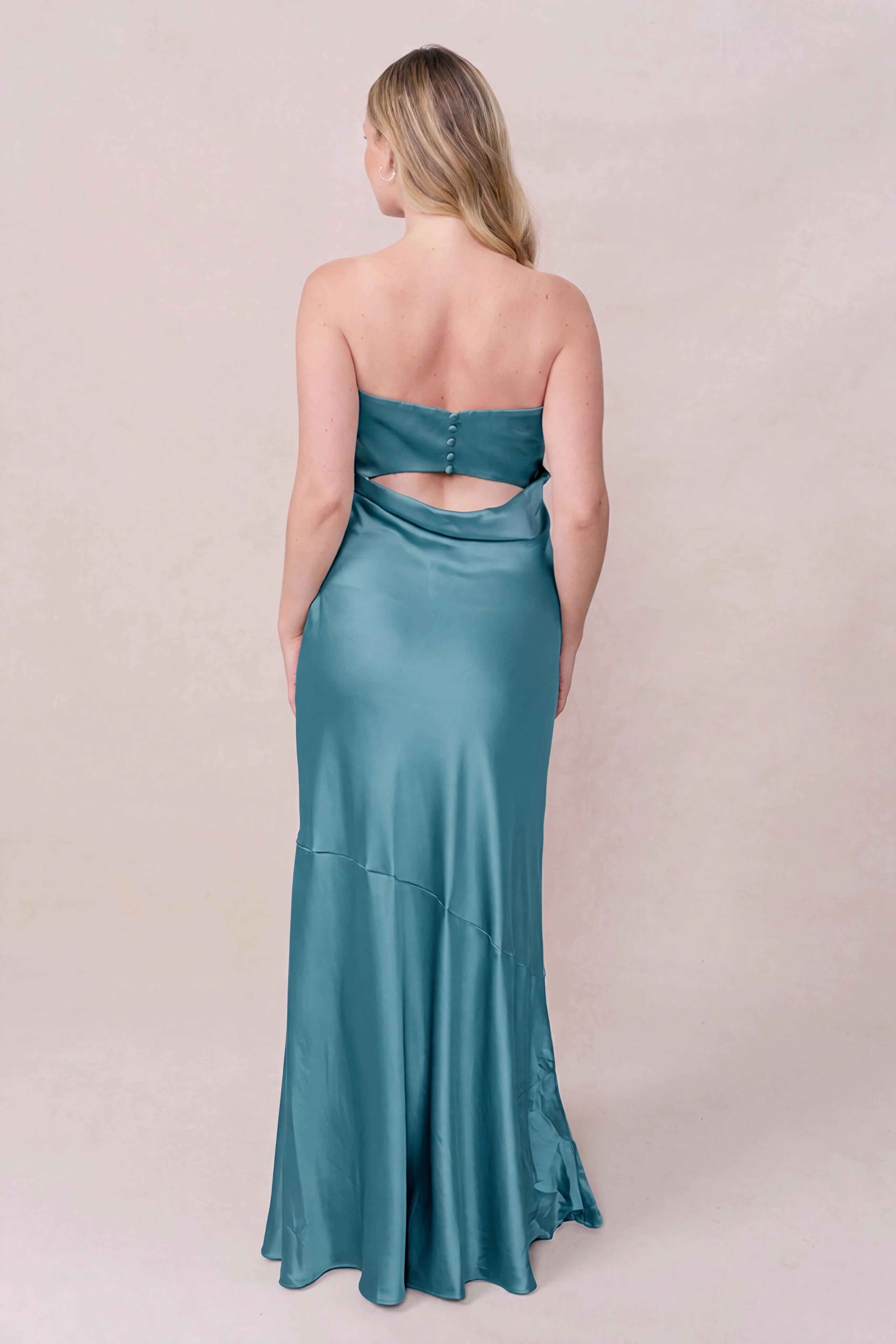 Leo Satin Dress | Made To Order - Image 188