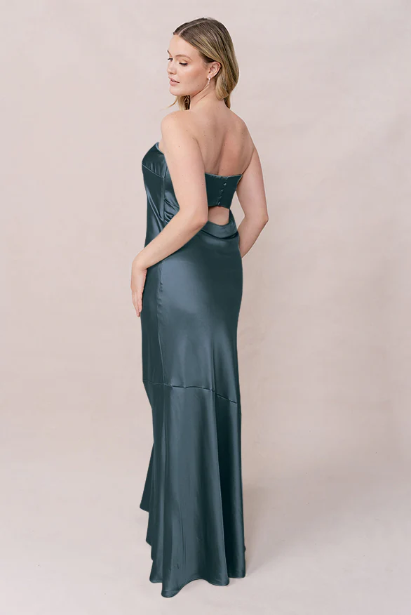 Leo Satin Dress | Made To Order - Image 86