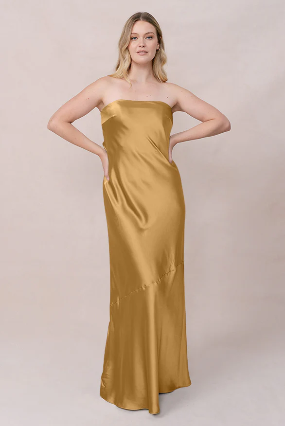 Leo Satin Dress | Made To Order - Image 91