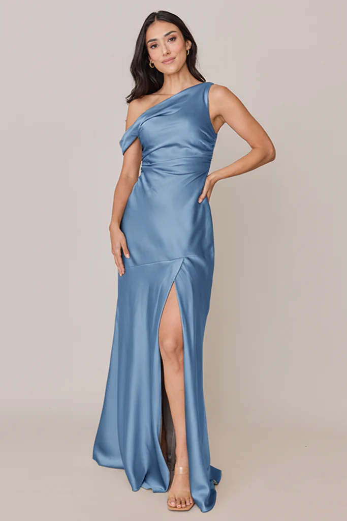 Livvy Satin Dress | Made To Order - Image 153