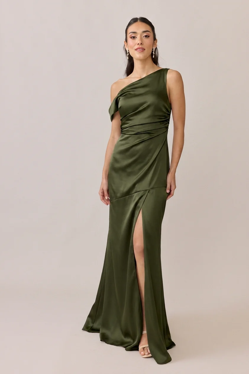 Livvy Satin Dress | Made To Order - Image 167