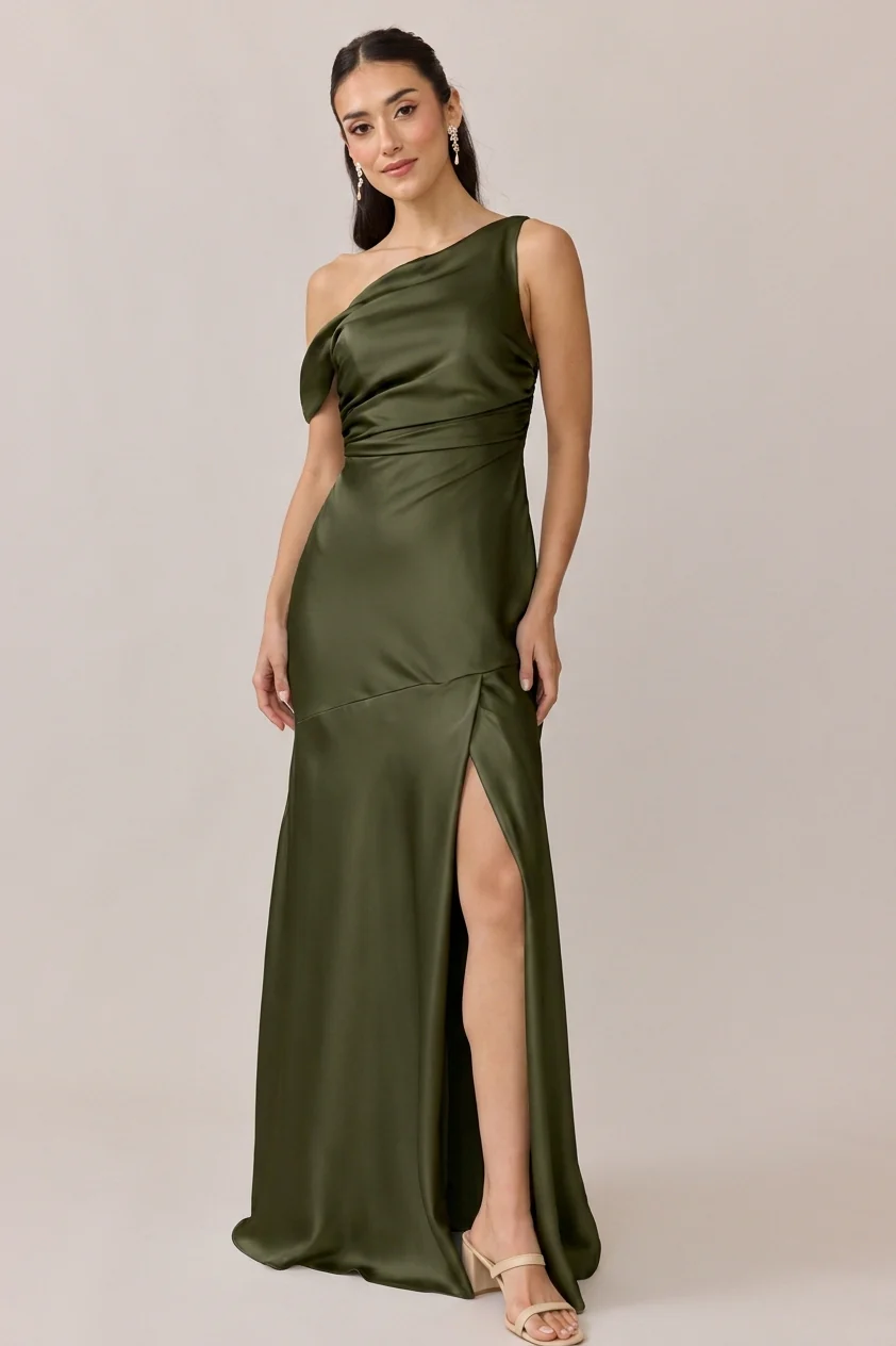 Livvy Satin Dress | Made To Order - Image 169