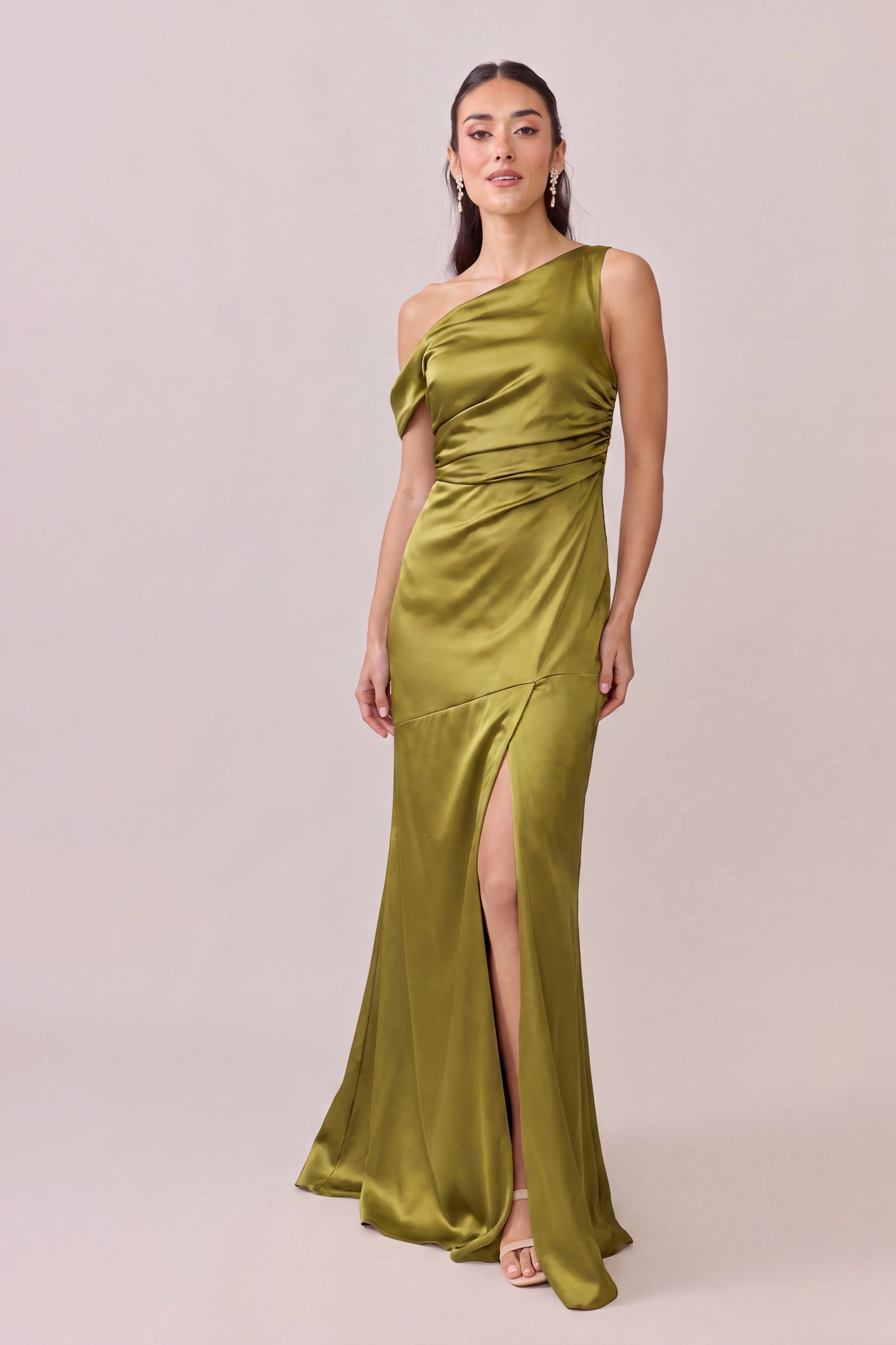 Livvy Satin Dress | Made To Order - Image 178
