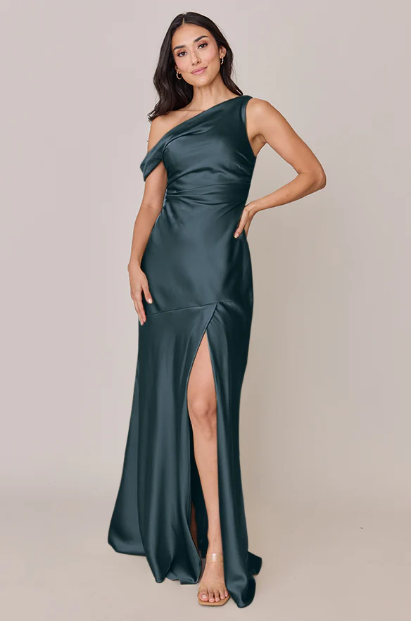 Livvy Satin Dress | Made To Order - Image 36