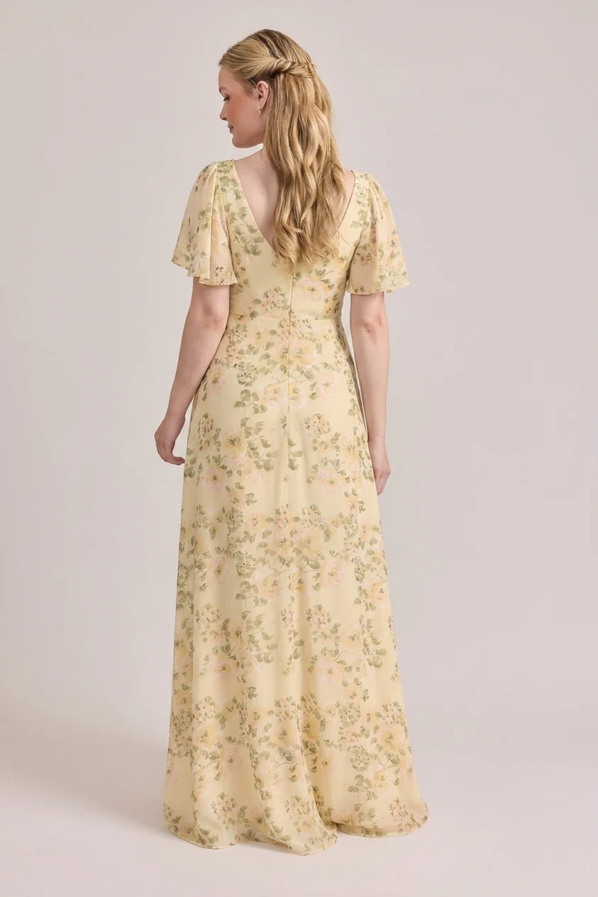 Madeline Convertible Chiffon Floral Print Dress | Made To Order - Image 63