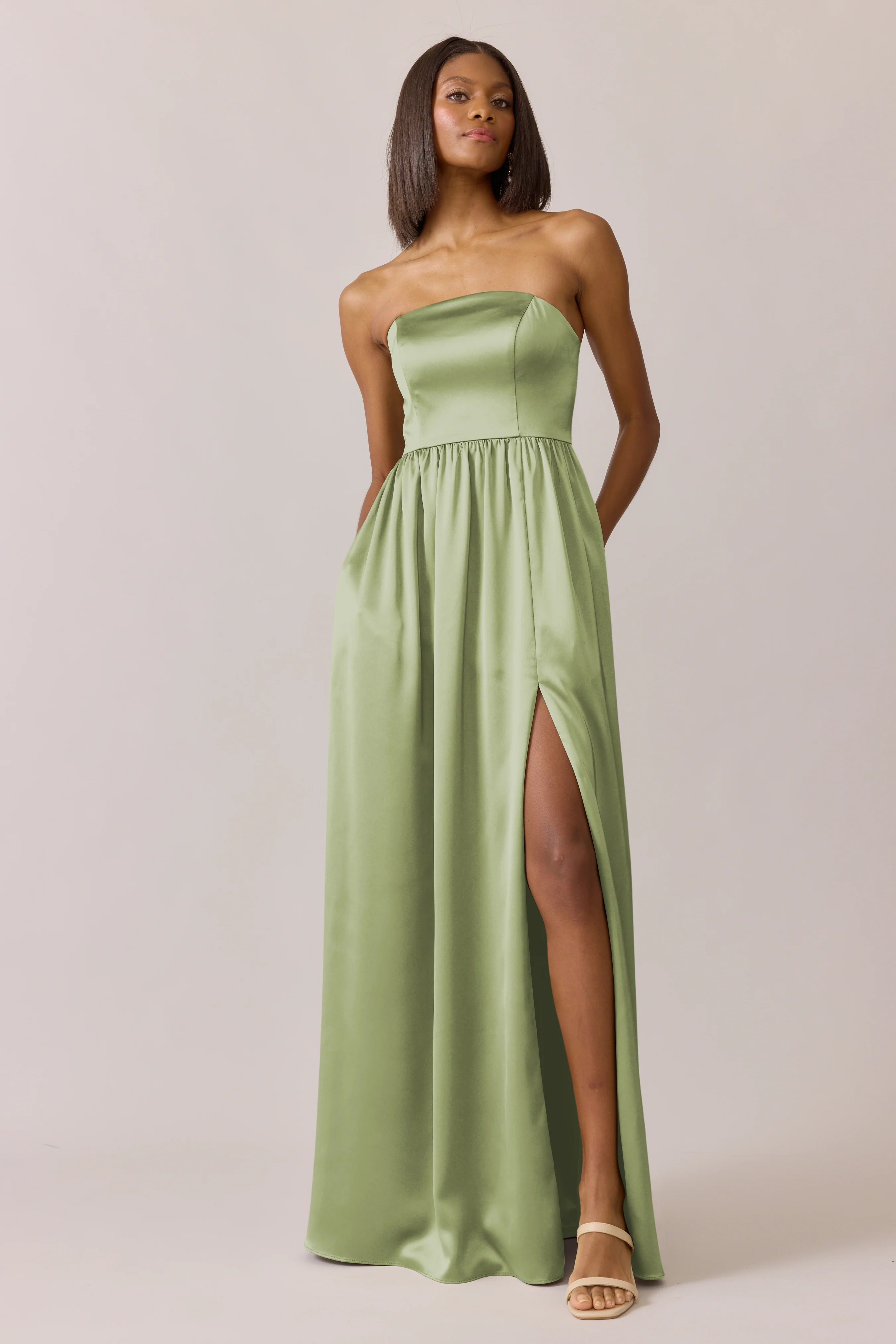 Maren Satin Dress | Made To Order - Image 158