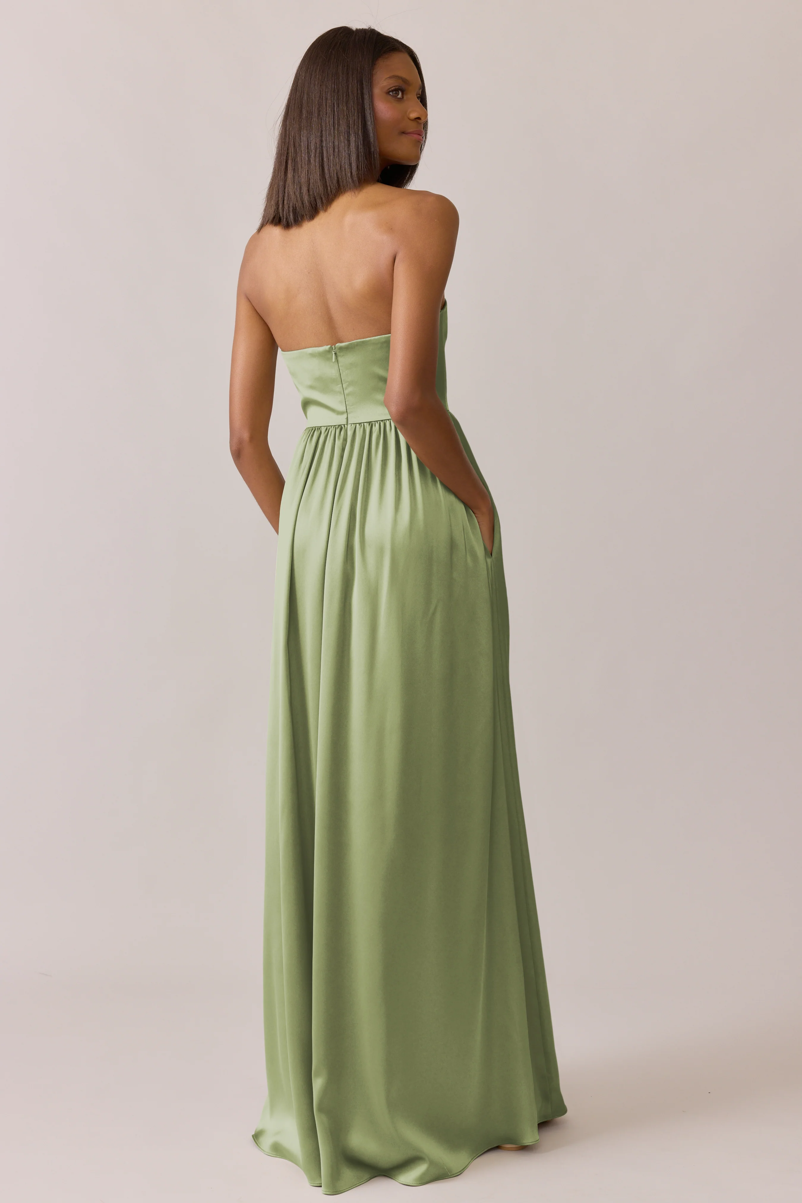 Maren Satin Dress | Made To Order - Image 159