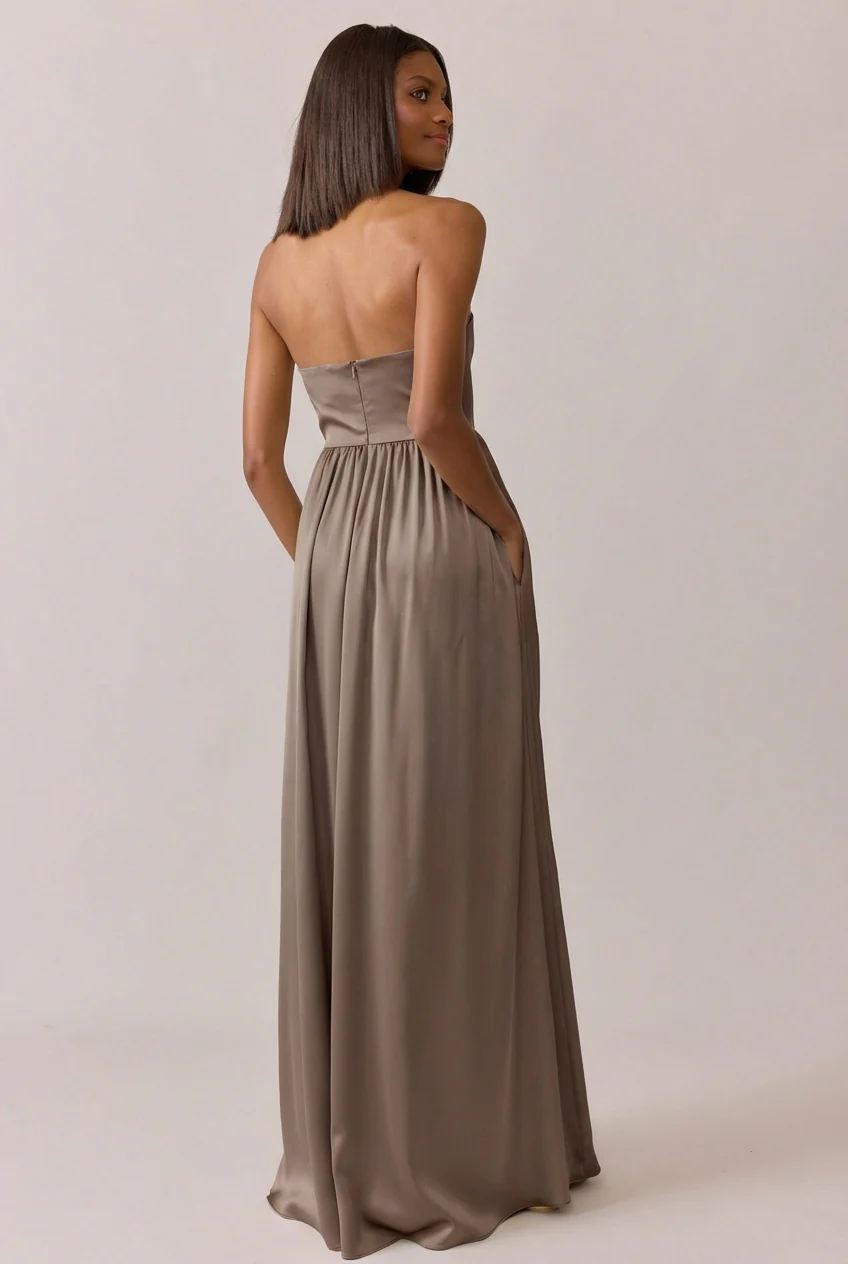 Maren Satin Dress | Made To Order - Image 170