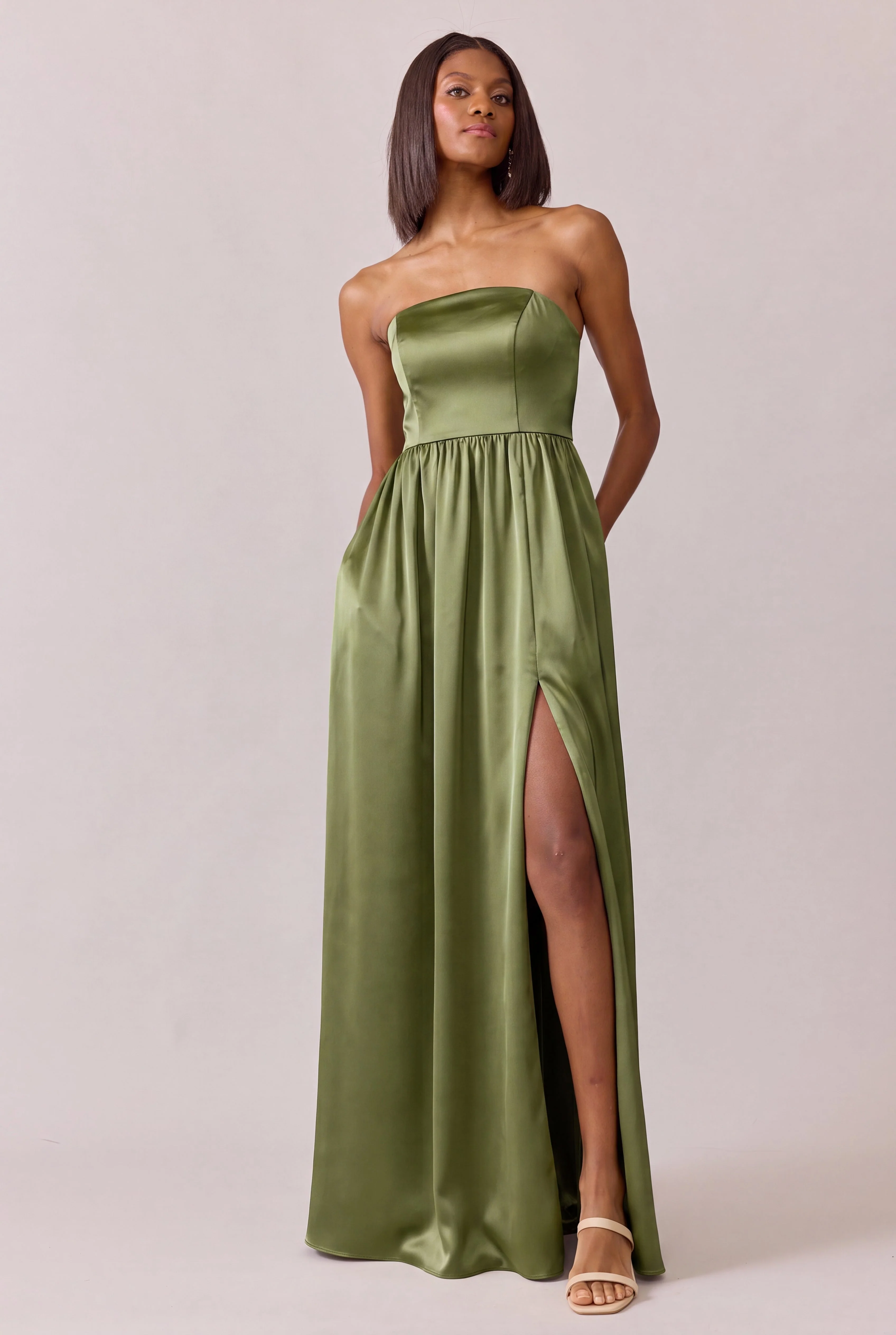 Maren Satin Dress | Made To Order - Image 177