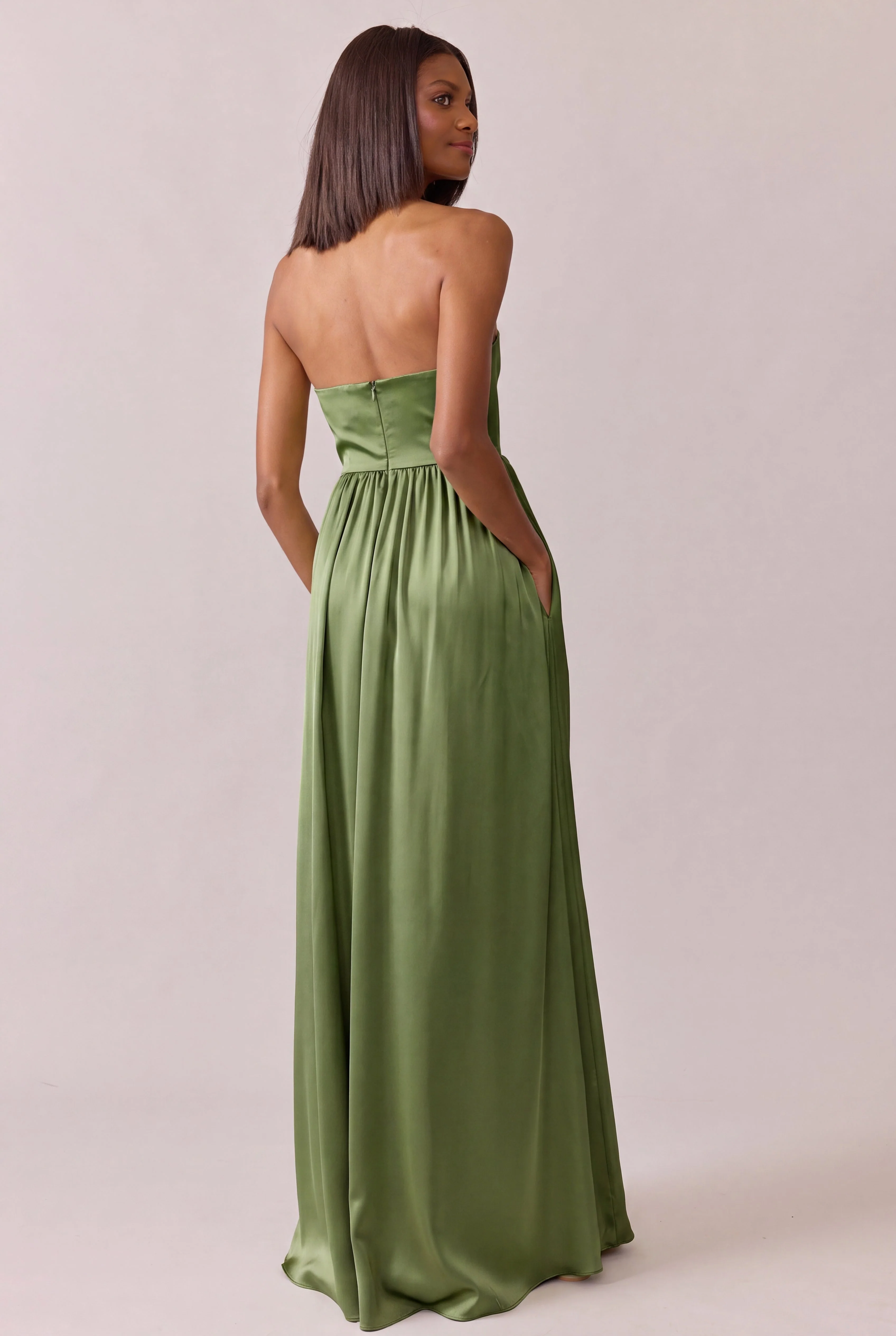 Maren Satin Dress | Made To Order - Image 178