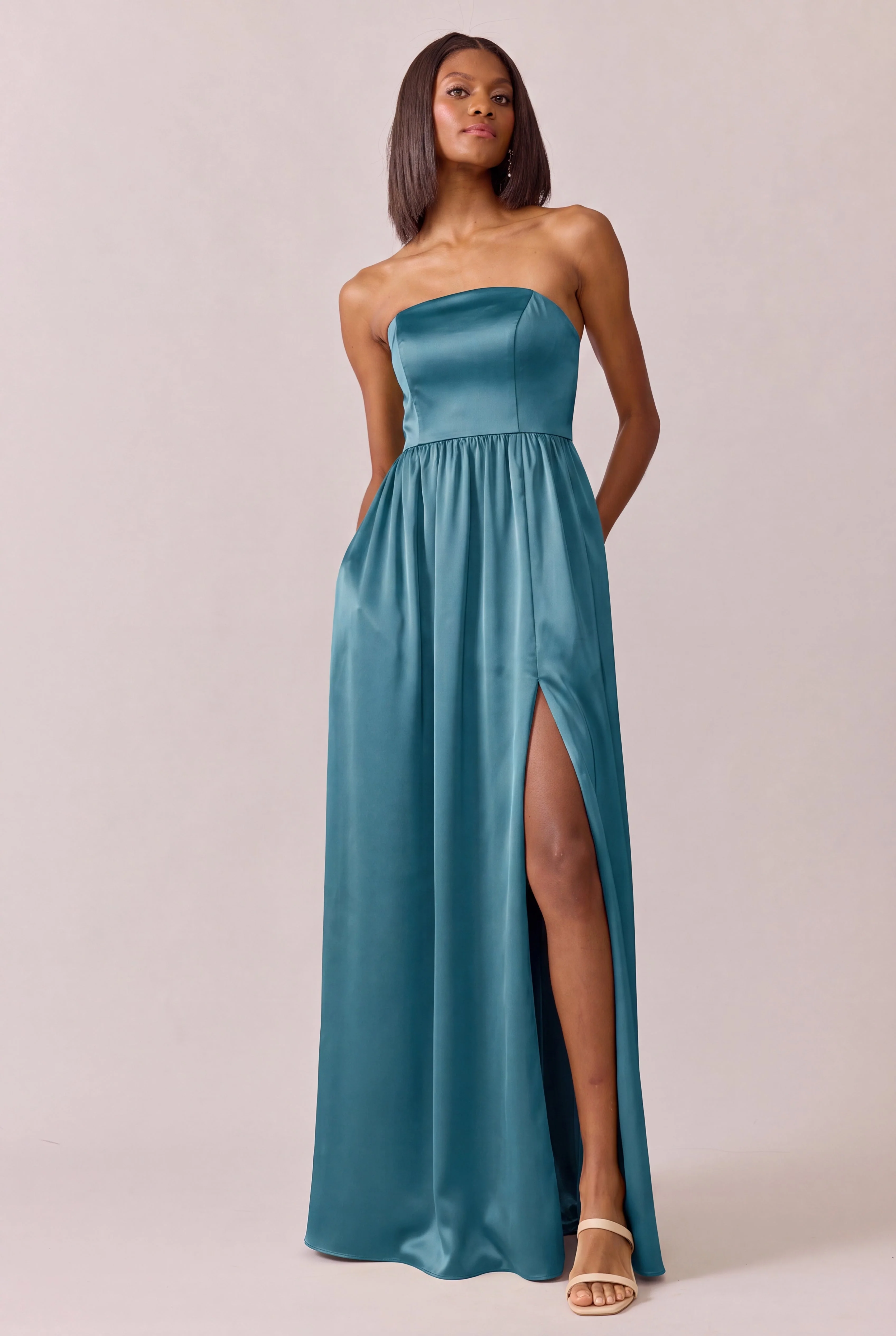 Maren Satin Dress | Made To Order - Image 179