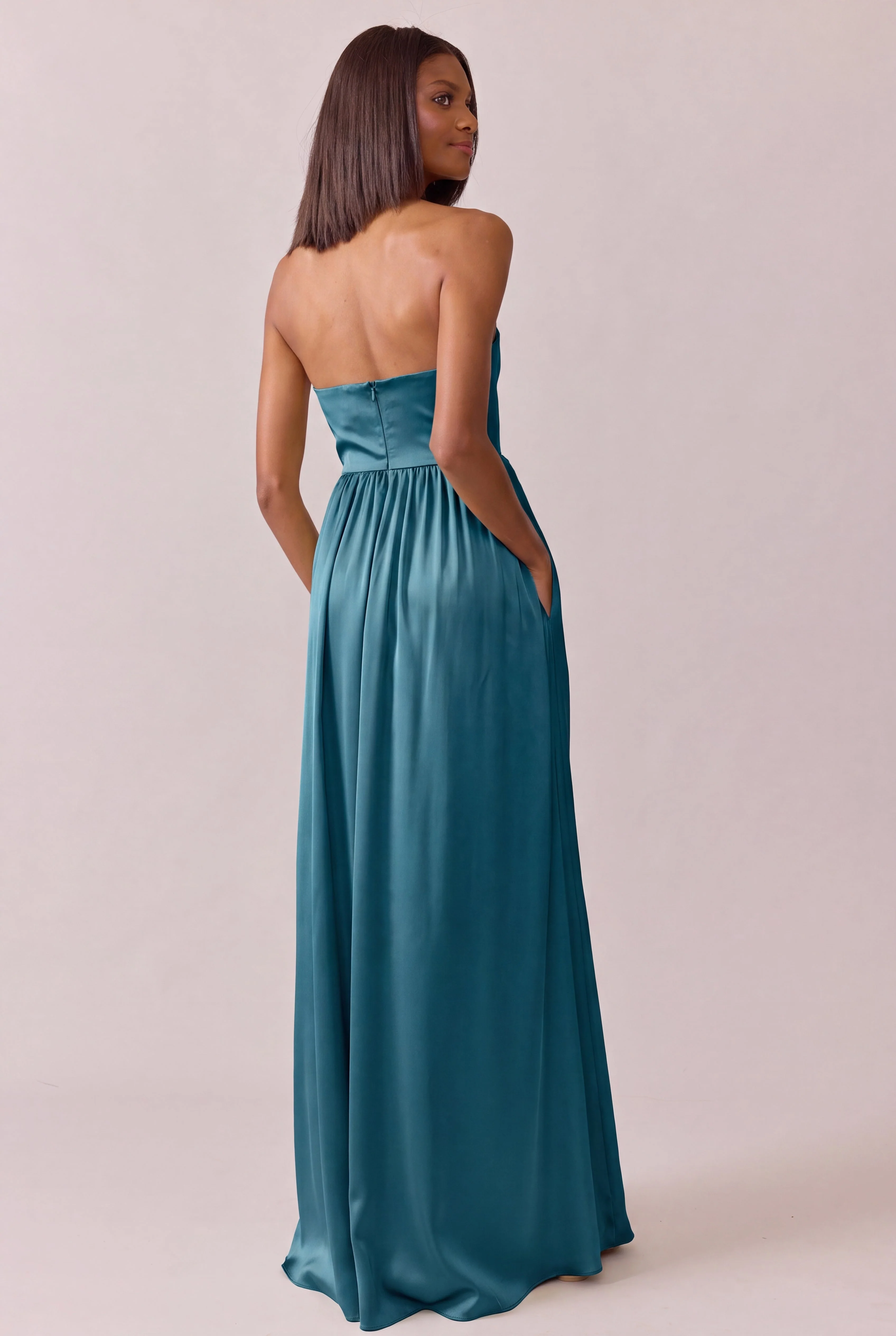 Maren Satin Dress | Made To Order - Image 180