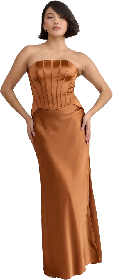 Marina Satin Dress | Made To Order - Image 123