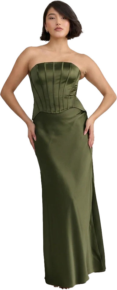 Marina Satin Dress | Made To Order - Image 124
