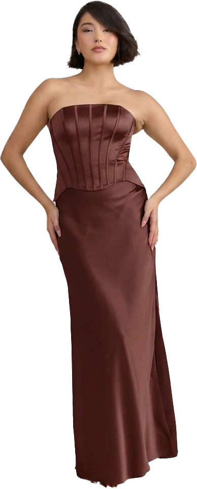 Marina Satin Dress | Made To Order - Image 141