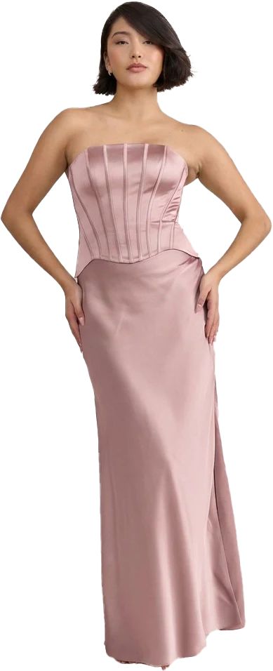 Marina Satin Dress | Made To Order - Image 155