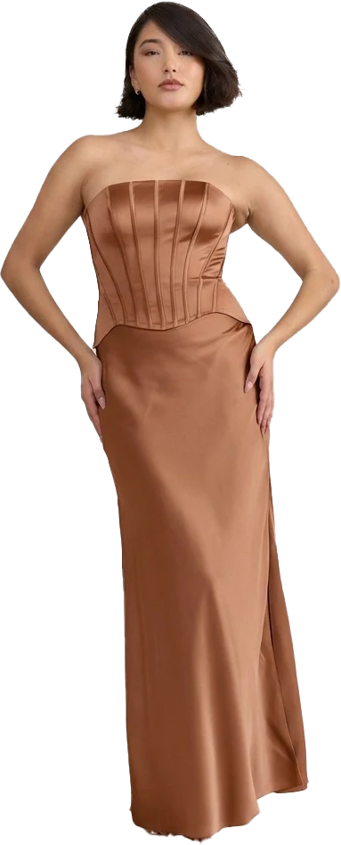 Marina Satin Dress | Made To Order - Image 166