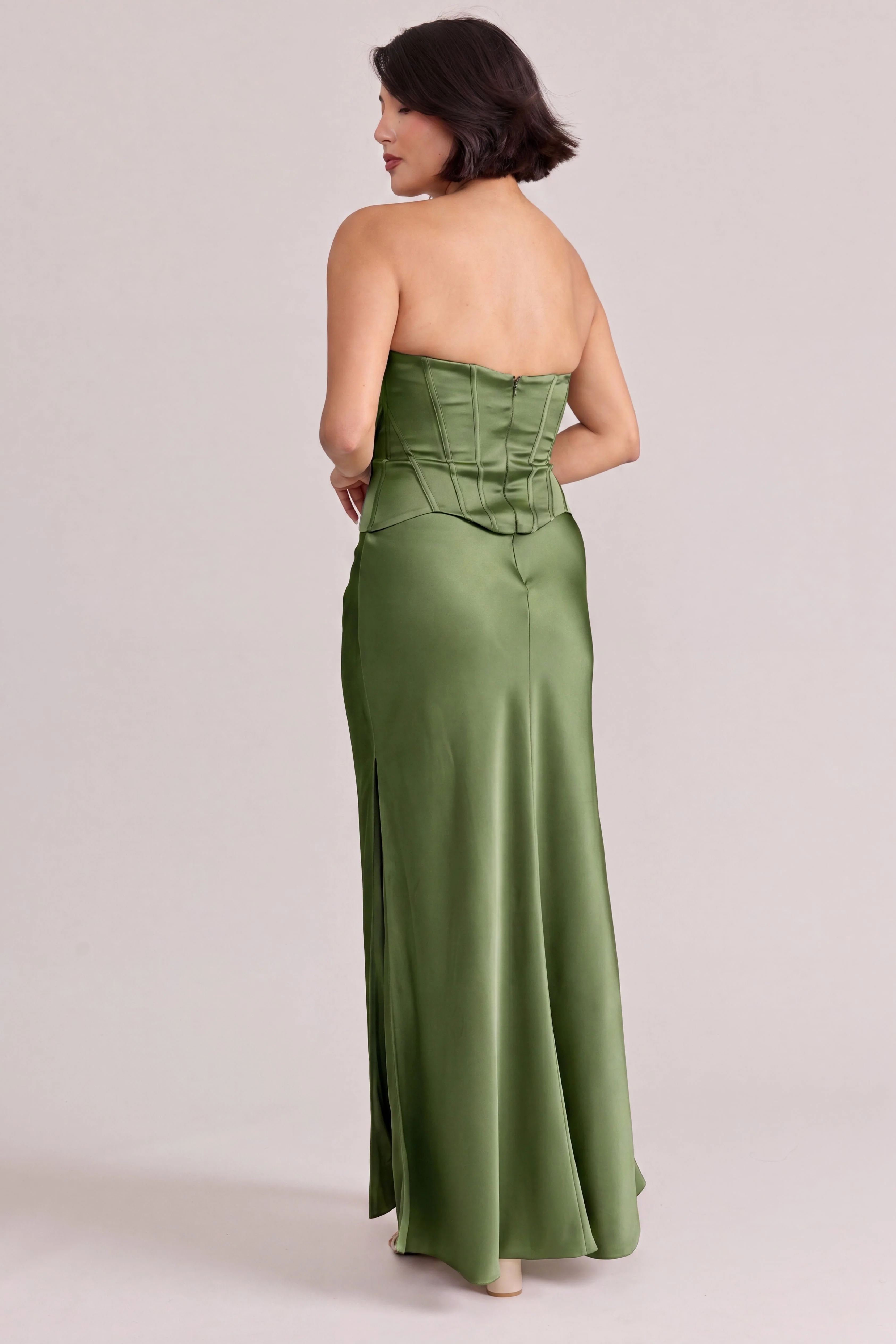 Marina Satin Dress | Made To Order - Image 176