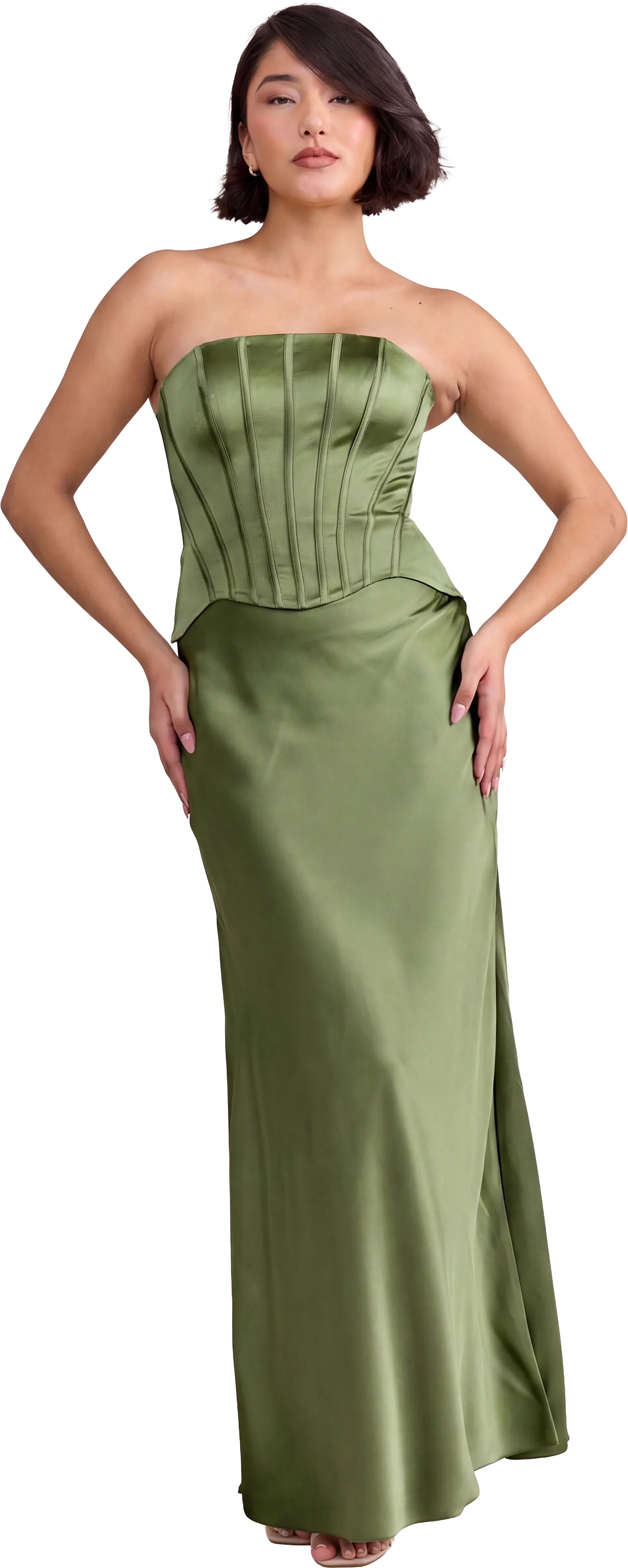 Marina Satin Dress | Made To Order - Image 177