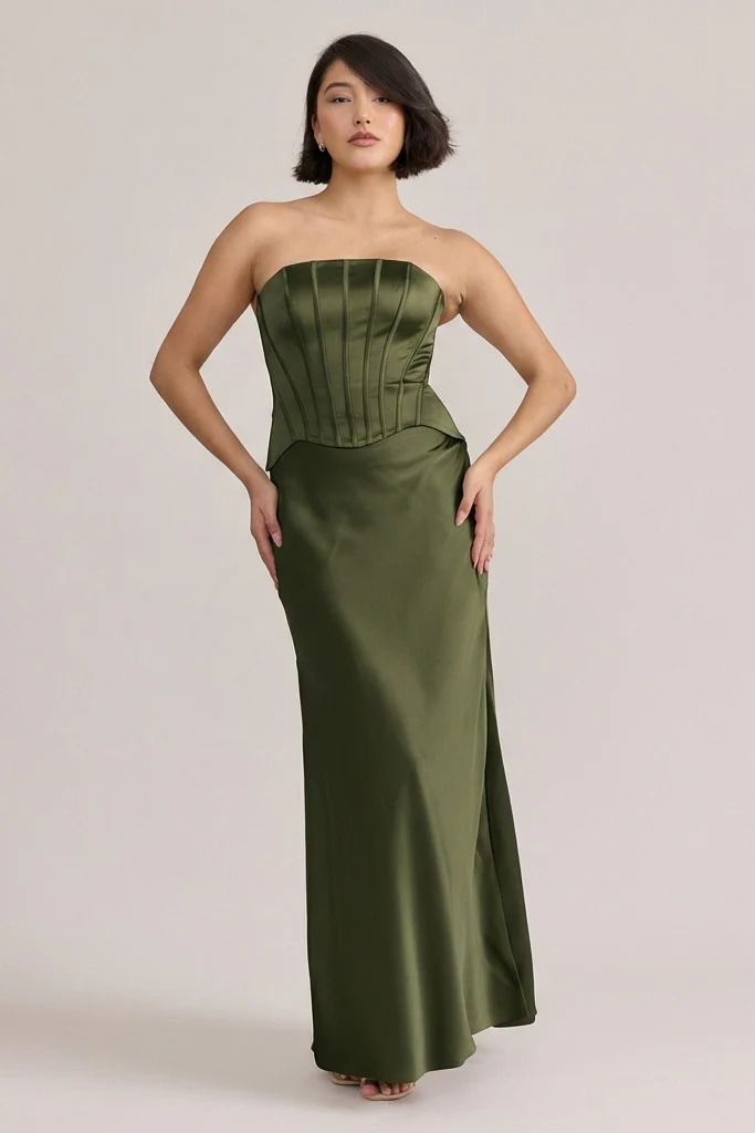 Marina Satin Dress | Made To Order - Image 26