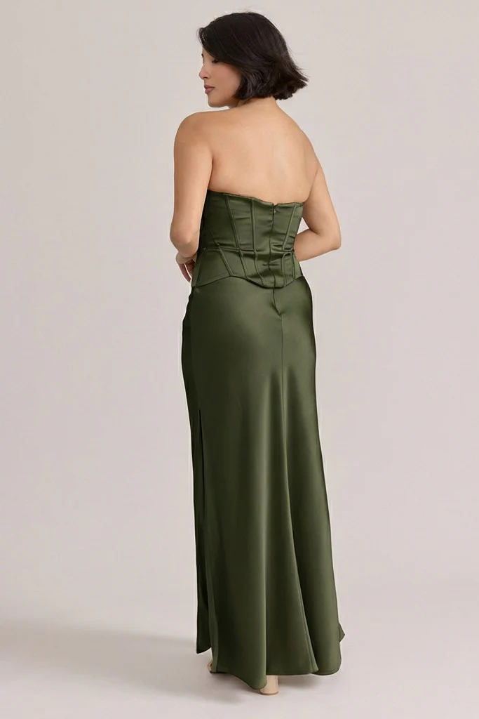 Marina Satin Dress | Made To Order - Image 42