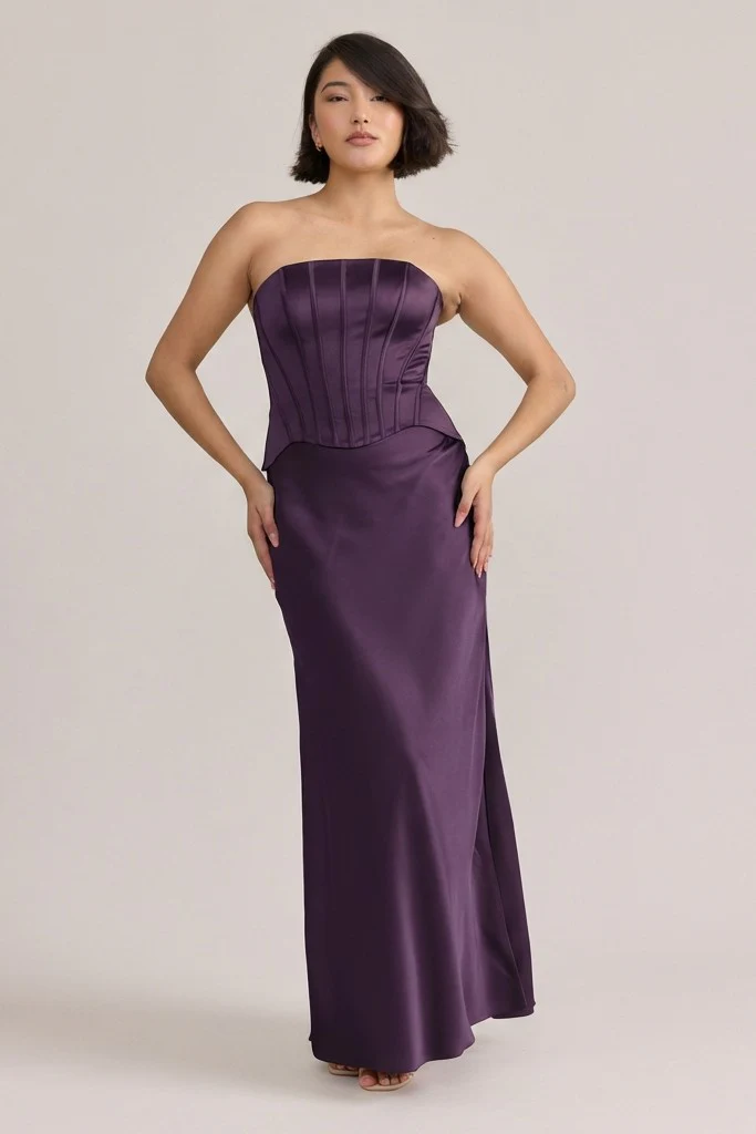 Marina Satin Dress | Made To Order - Image 45