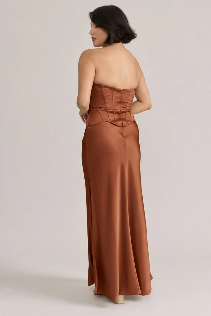 Marina Satin Dress | Made To Order - Image 93