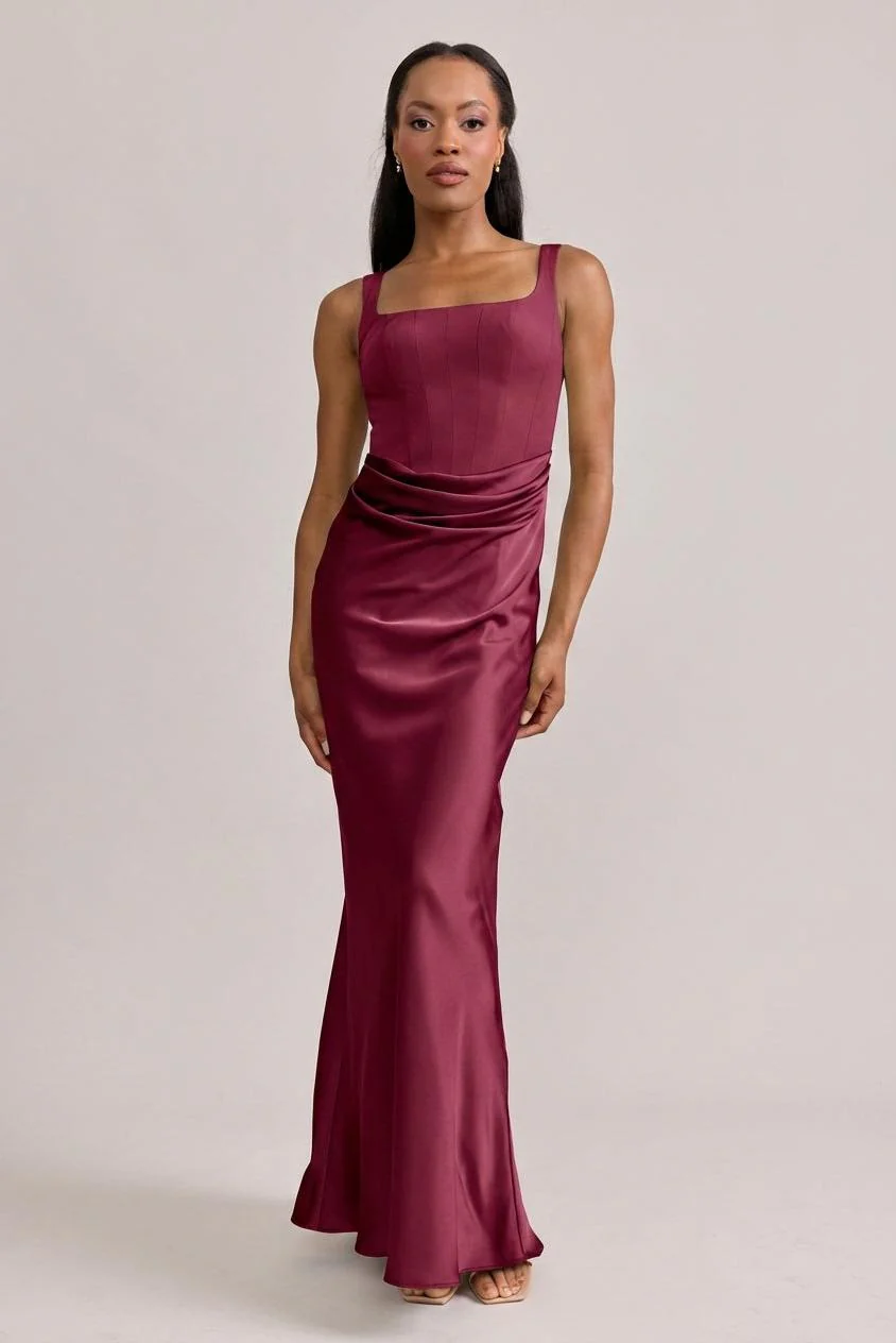 Marlowe Satin + Crepe Dress | Made To Order - Image 17