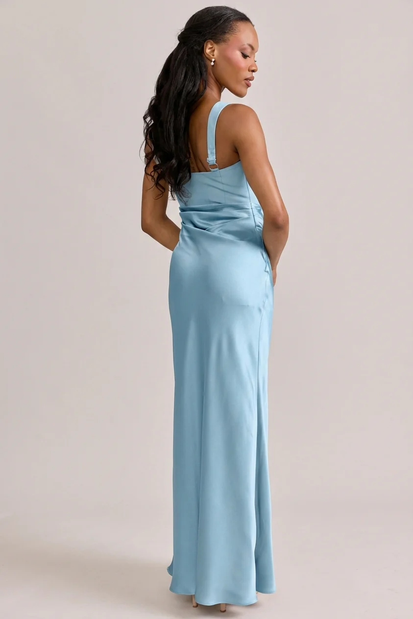 Marlowe Satin + Crepe Dress | Made To Order - Image 41