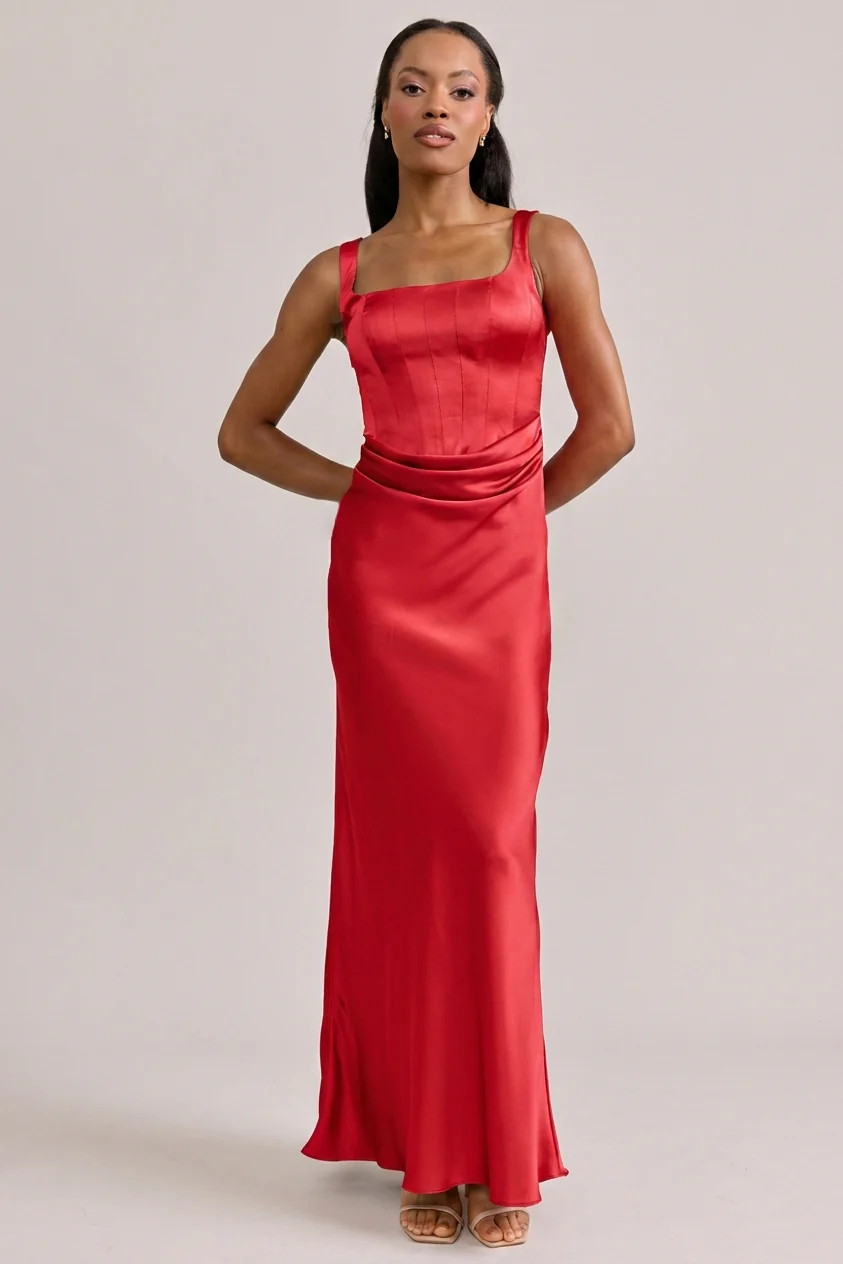 Marlowe Satin Dress | Made To Order - Image 133