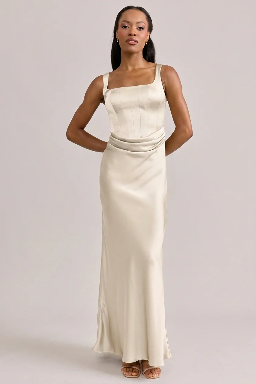 Marlowe Satin Dress | Made To Order - Image 155
