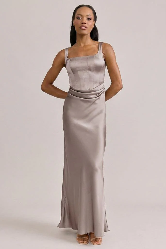 Marlowe Satin Dress | Made To Order - Image 159